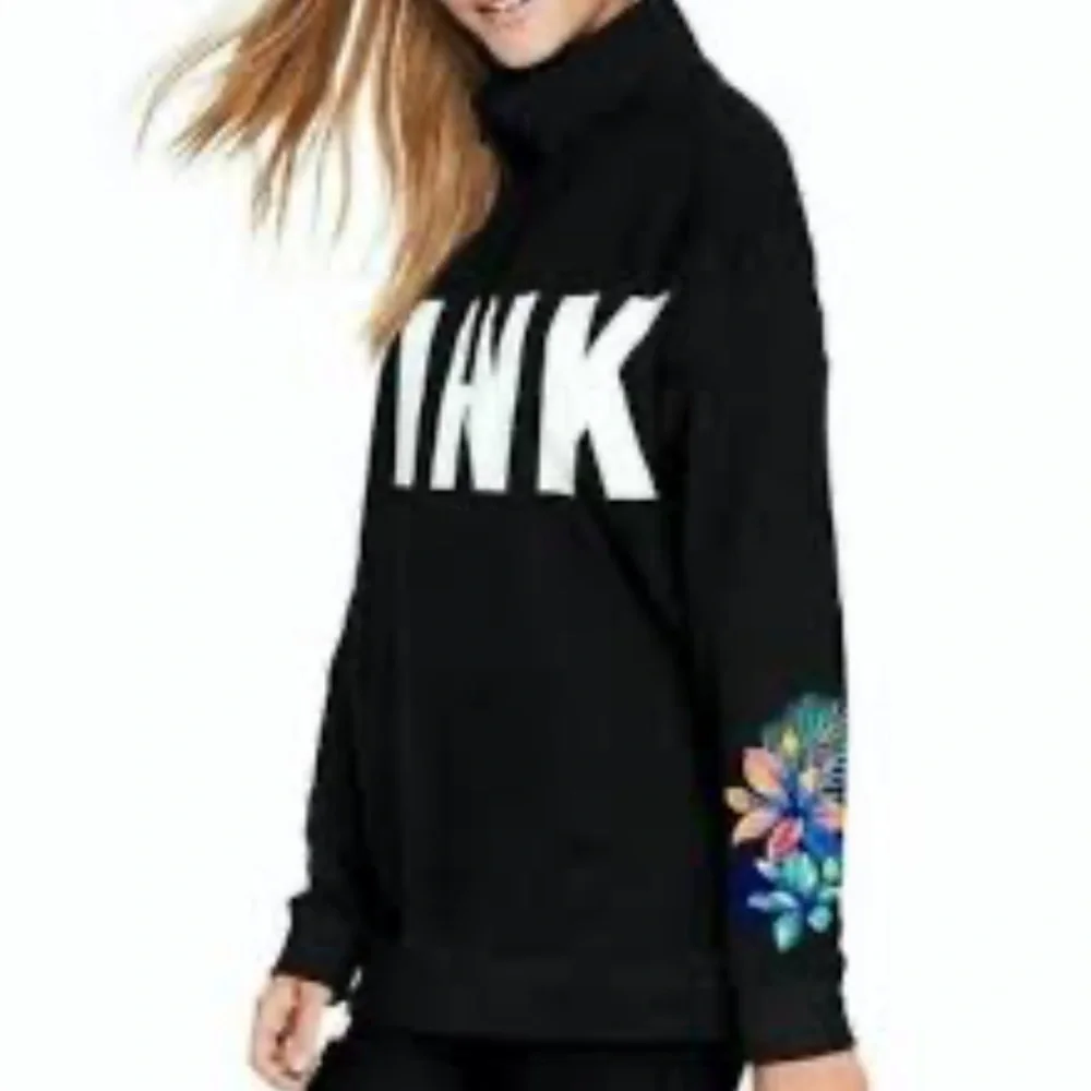 PINK Victoria's Secret Half Zip Pullover Sweater Size XS - Picture 10 of 10